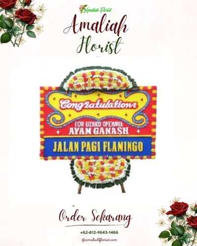 Bunga Papan Congratulation di Karangsembung